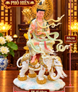 bộ văn thù phổ hiền 88cm - đá đài loan cao cấp