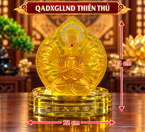 QA ĐỂ XE GIẢ LƯU LY ND - THIÊN THỦ