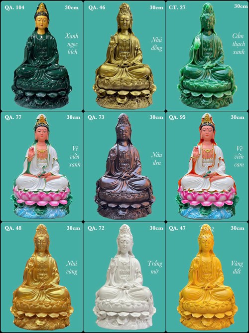 QUAN ÂM 30CM COMPOSITE NHIỀU MẪU