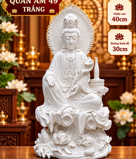 Quan ÂM 49 Trắng