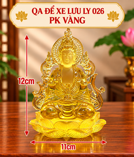 quan âm để xe lưu ly 026pk vàng