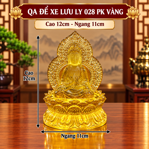 quan âm để xe lưu ly 028k vàng