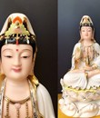 Quan âm đức hóa trắng 16in mã09