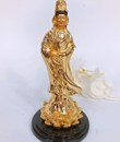 Quan âm đứng nhỏ xi vàng XV05