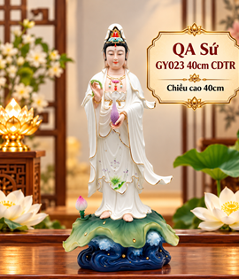 Quan Âm Sứ  GY 023 40CM CDTR