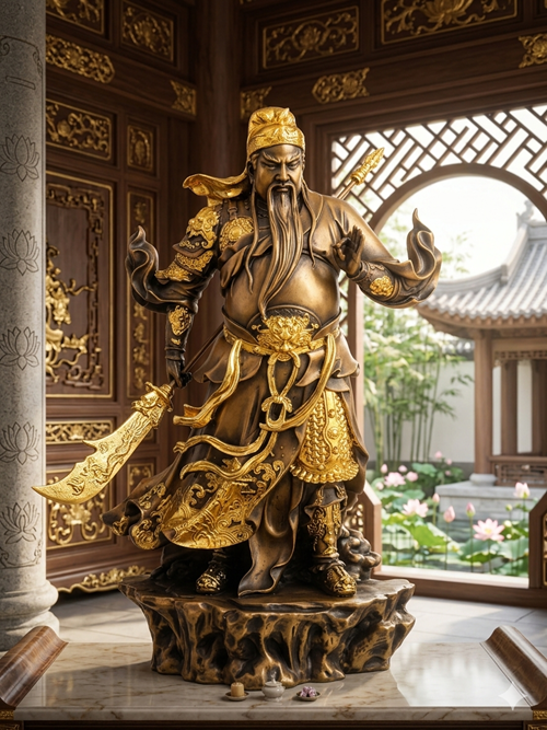 QUAN CÔNG TRẤN ẢI DÁT VÀNG 50CM