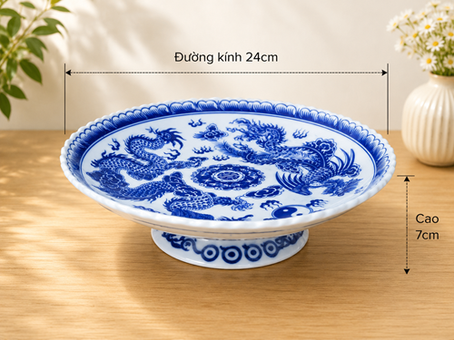 Mâm Bông Rồng Phụng P24