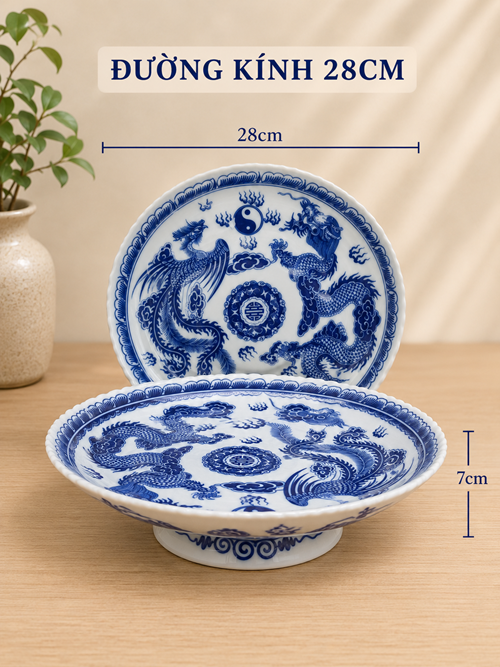 Mâm Bông Rồng Phụng P28