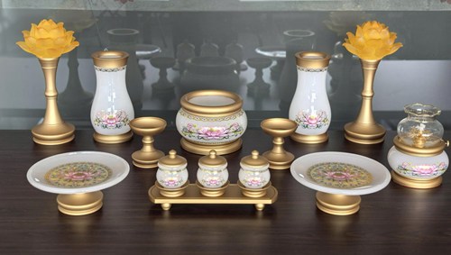 set sản phẩm mẫu D11 trắng
