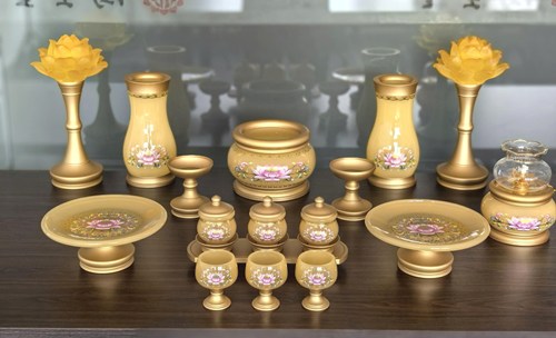 set sản phẩm mẫu D11 vàng
