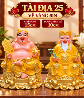 Tài Địa 6IN vàng TD25