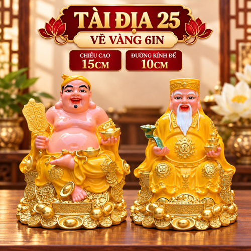 Tài Địa 6IN vàng TD25