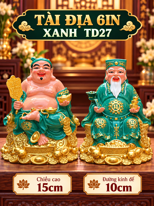 Tài Địa 6IN xanh TD27