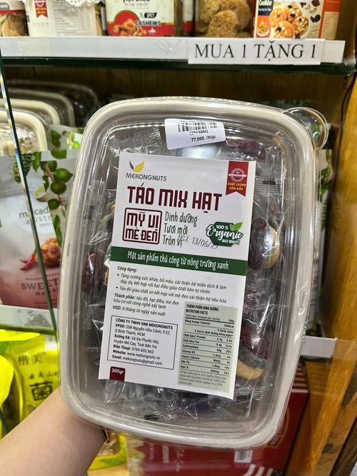 Táo mix hạt