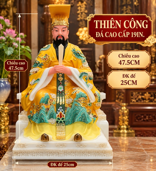 Thiên công đá cao cấp 19in
