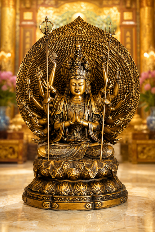 THIÊN THỦ VÀNG CAO 37CM