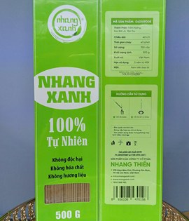 Trầm hương xanh 4 tấc - 500g