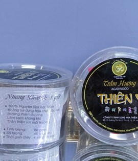 Trầm khoanh 4 giờ đen