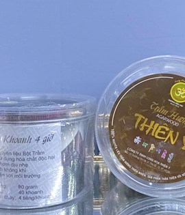 Trầm khoanh 4 giờ nâu