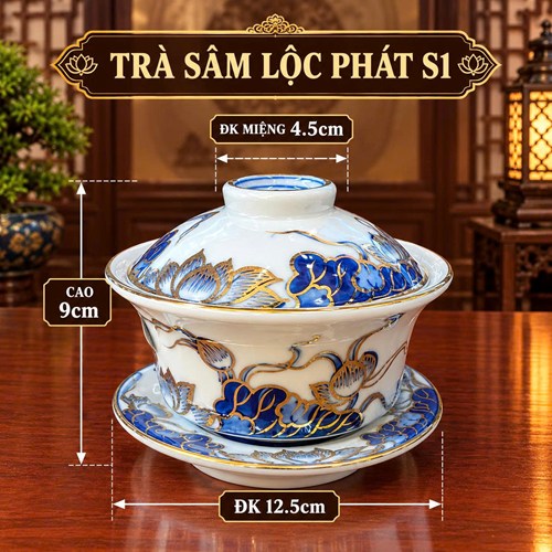 Bát Trà Sâm Lộc Phát Số 1