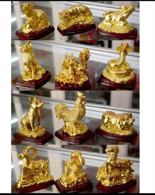 Tượng 12 con giáp xi nhỏ XV29- 1 Tượng