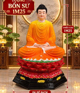 TƯỢNG BỔN SƯ 1M25