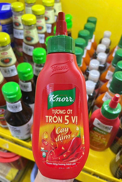 Tương ớt tròn 5 vị cay 220g