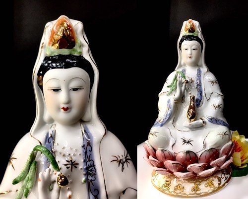 Tượng quan âm thường 10in -25cm