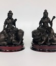Tượng Văn Thù + Phổ Hiền QA04