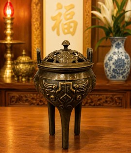XÔNG TRẦM BẦU 2 TAI CHÂN CAO