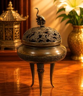 XÔNG TRẦM HẠC MÂY CHÂN CAO