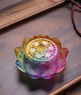 Xông trầm sen lưu ly màu