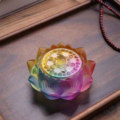 Xông trầm sen lưu ly màu