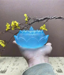Xông trầm sen lưu ly xanh