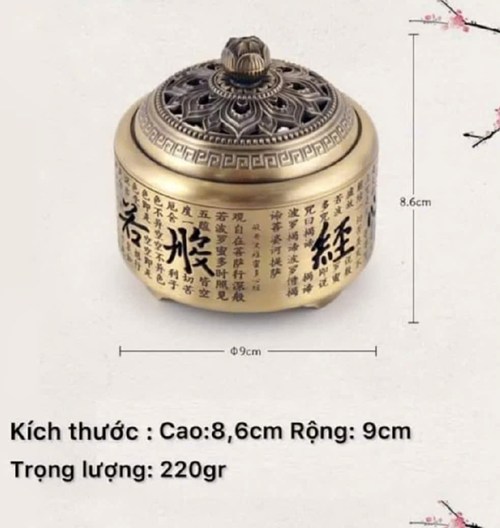 XT Lư tròn tâm kinh pvn 539