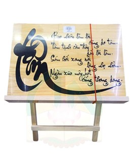 Kệ gỗ thư pháp MS2