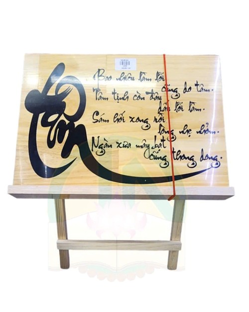 Kệ gỗ thư pháp MS2