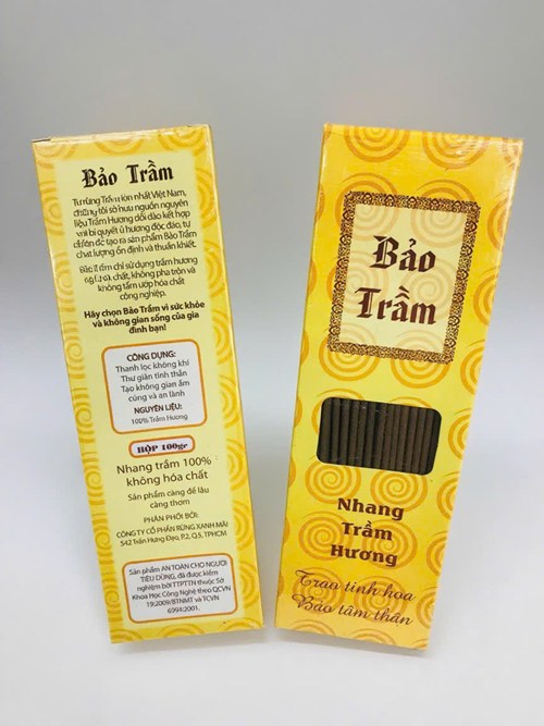 Nhang bảo trầm Vàng 2 Tấc