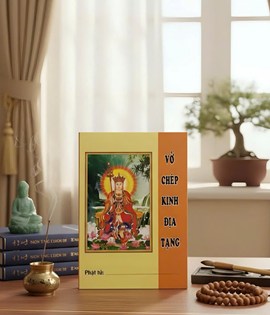 Vở Chép Kinh Địa Tạng
