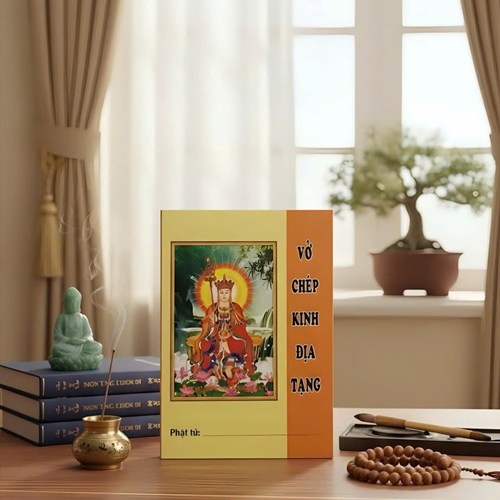 Vở Chép Kinh Địa Tạng