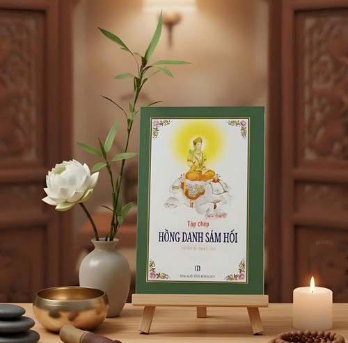 Vở chép kinh sám hối hồng danh