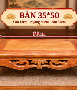 bàn 35*50 (gỗ hương)
