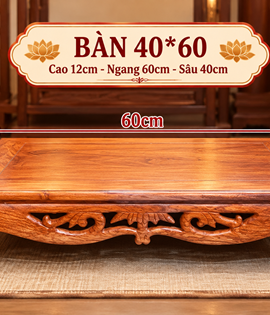 bàn 40*60 (gỗ hương)