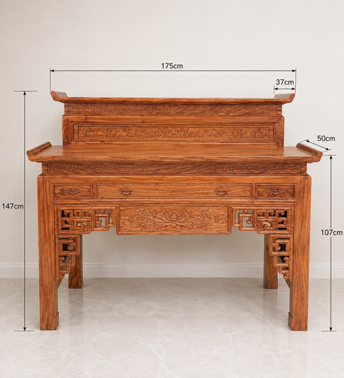 BÀN THỜ 2 TẦNG GỖ HƯƠNG 175