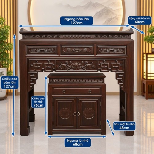 BỘ TỦ THỜ 127
