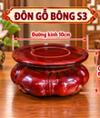 Đôn gỗ bông số3
