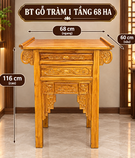 BT 1 TẦNG GỖ TRÀM 68 HA