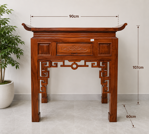 BT 1 TẦNG GỖ TRÀM DB 90CM