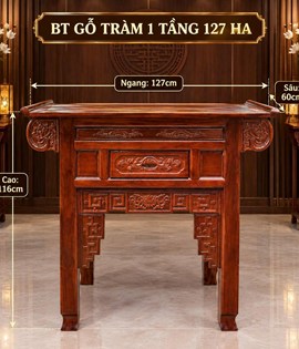 BT GỖ TRÀM 1 TẦNG 127 HA ĐỎ