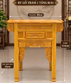 BT Gỗ tràm 1 tầng 88HA